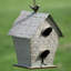 Cabane à oiseaux 21 po x 8 po x 9 po Judyta