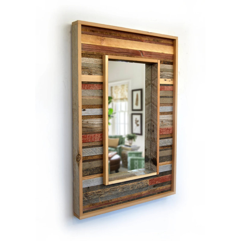 Wood Rectangle Mirror
