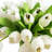 Silk Tulip Arrangement in Vase