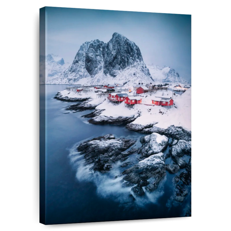 Alvord Fishermen Huts In Hamnoy, H 24 po x l 16 po