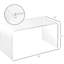 Table basse 32 po Waterfall