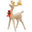 The Holiday Aisle® 48in. Reindeer Decoration with White LED Lights
