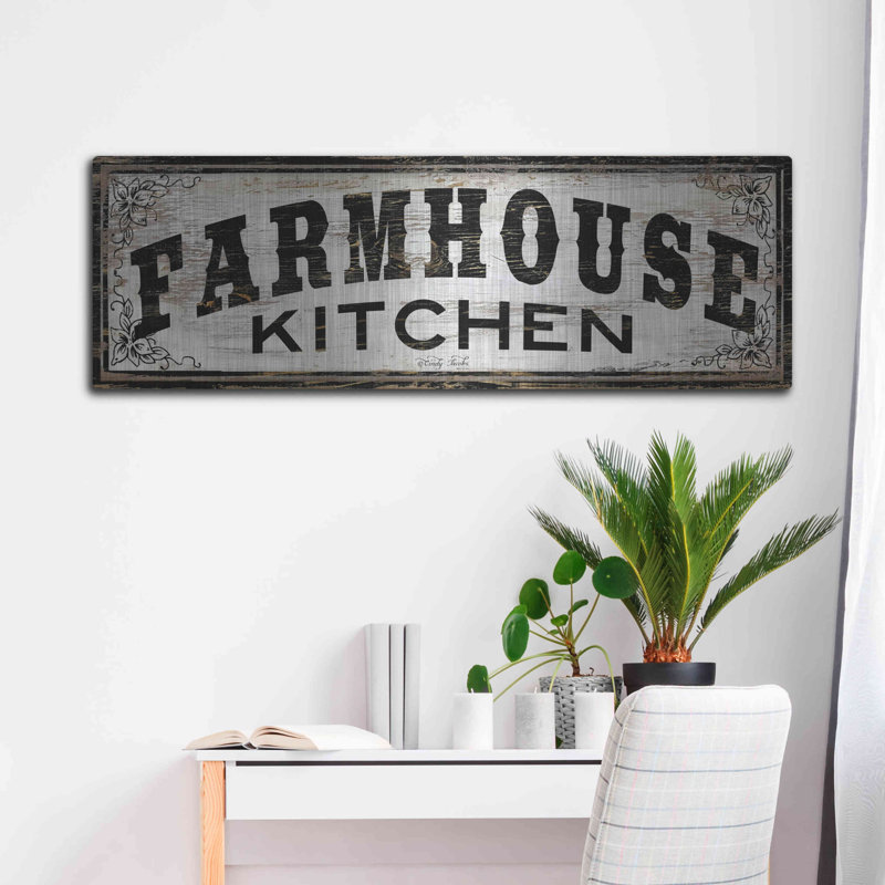 «Farmhouse Kitchen» par Cindy Jacobs, H 16 po x l 48 po