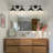 Balfor 2-Light Dimmable Matte Black Vanity Light