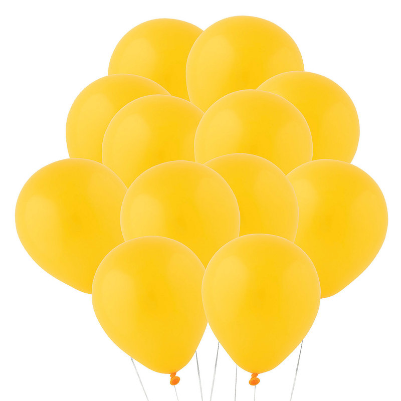 Ballons amusants en latex bleu 5 po Fun - 24 pièces, Noir