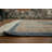 Stylish Blue Diamond Patterned Oriental Runner Rug 3x12