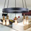 Graceville 5 - Light Black Cluster Pendant