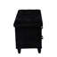Banc de repose-pieds en chenille touffeté avec tiroirs et rangement - L 30 po x P 15 po x H 18 po   -720553827