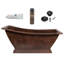 Premier Copper Products BSP5_BTSC67DB Bathtub And Drain Package
