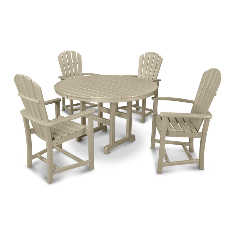 Ensemble repas 5 pièces POLYWOOD Palm Coast, Sable