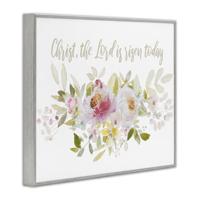 «The Lord Is Risen Florals», estampe numérique, design par Patricia Pinto