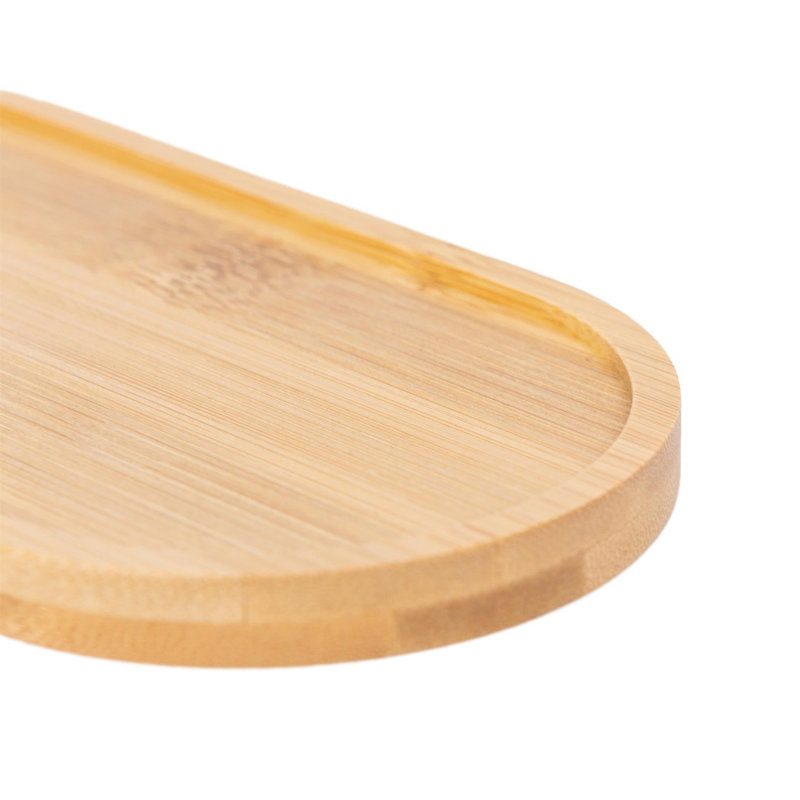 Bamboo Soap Dispenser Trays - Brown