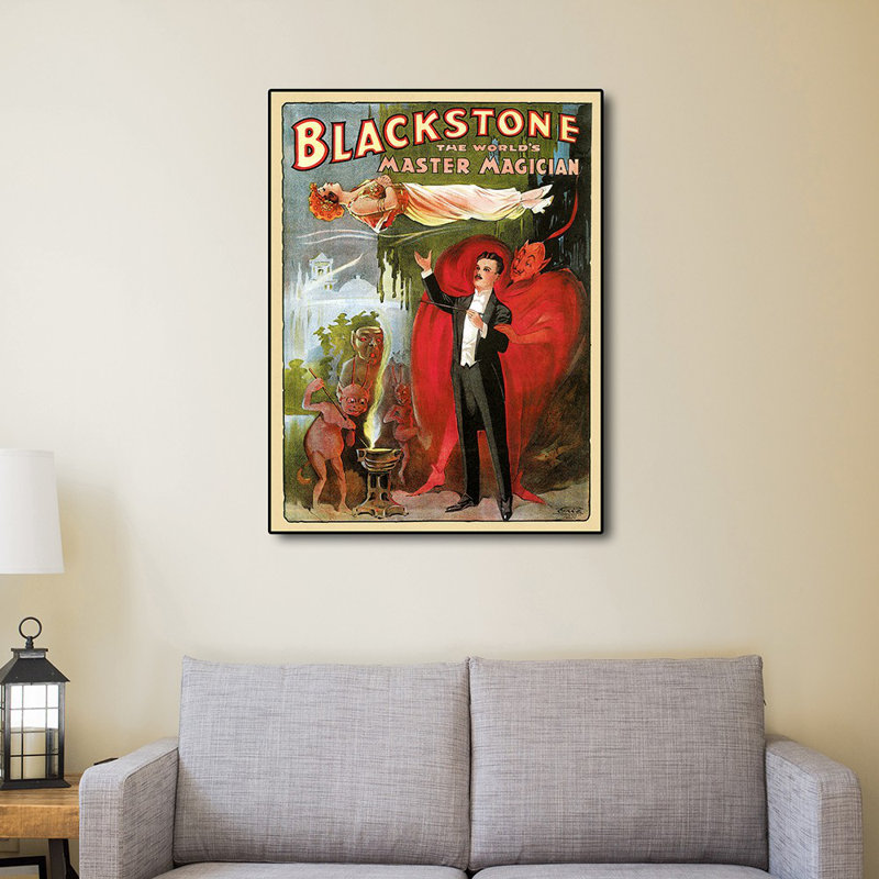Art mural rétro 1934 Blackstone Magic