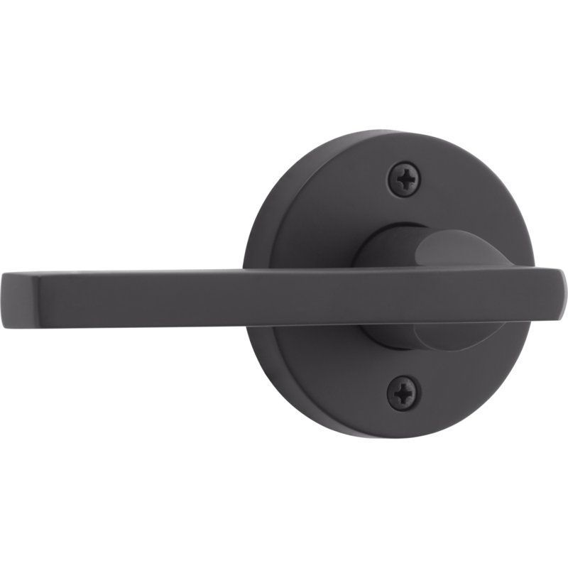 Satin Black Half Dummy Door Lever