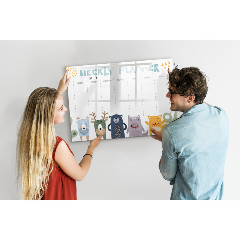 Magnetic Glass Dry Erase Board