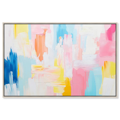 Toile colorée par l'aube, abstrait coloré par Art Remedy