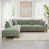 Chenille vert olive sélectionné
