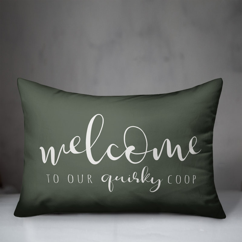 Coussin décoratif intérieur / extérieur en polyester , H 18 po x l 25 po, Sauge