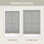 Store alvéolaire semi-transparent sans fil 1,5 po EcoHome-627169655-598726304