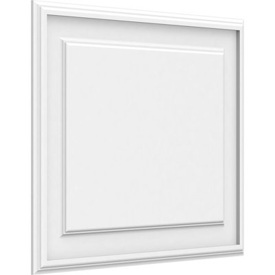 Panneau mural surélevé en PVC blanc Legacy
