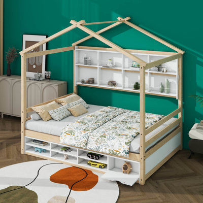 Lit plateforme avec rangement Addalina