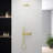 Thermostatic Complete Shower System with Rough in-Valve-94364472