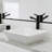 Karran Valera 16 In. Vitreous China Square Vessel Bathroom Sink