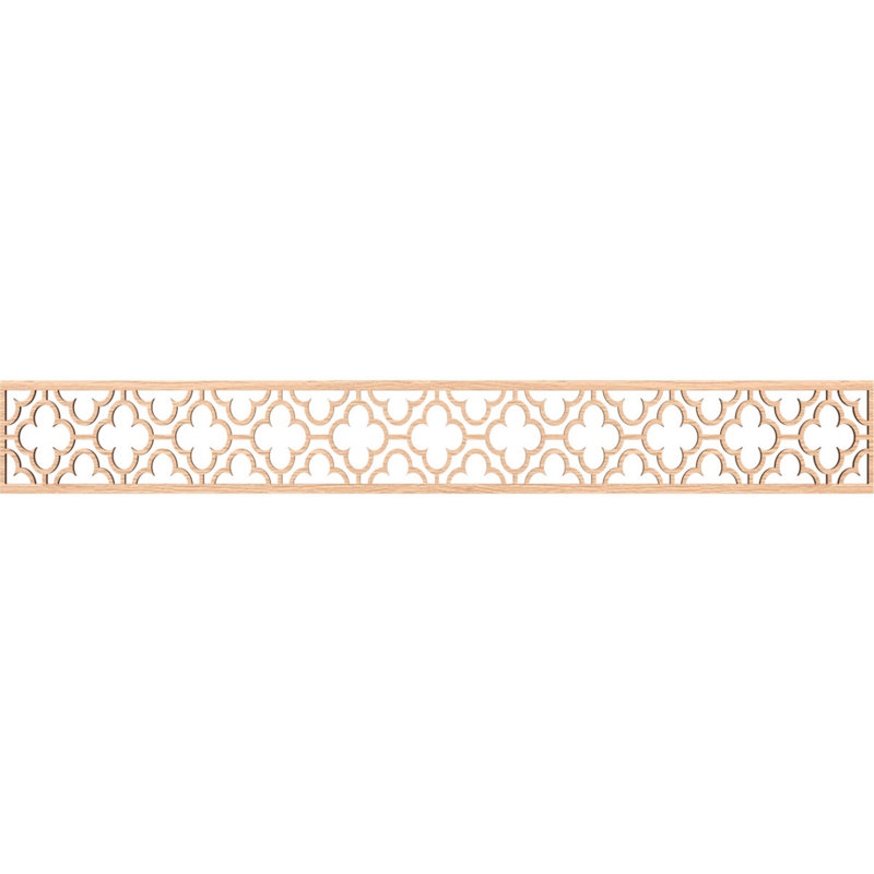Moulure de Chicago, H 6 po x l 46,5 po x P 0,25 po, Chêne rouge