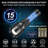 Rechargeable Flashlights 1000000 High Lumens, Long Range 5000Ft, Super Bright LED Flashlight USB C, High Powerd Multi-Functional Heavy Duty Strong Flash Light High Beam, For Emergency Security Camping