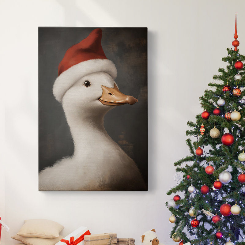 Art des Fêtes de Noël - Toile tendue avec châssis - Série 2-CV III, H 36 po x l 24 po