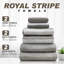 Royal Striped Premium Cotton Bathroom Towels, Super Soft, Thick, Absorbent & Quick Dry – Hand, Bath Towels & Bath Sheet -1176450146-1194454951