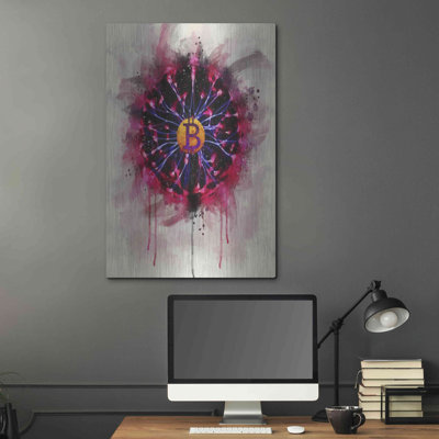 Bitcoin Future' by Surma and Guillen, Metal Wall Art