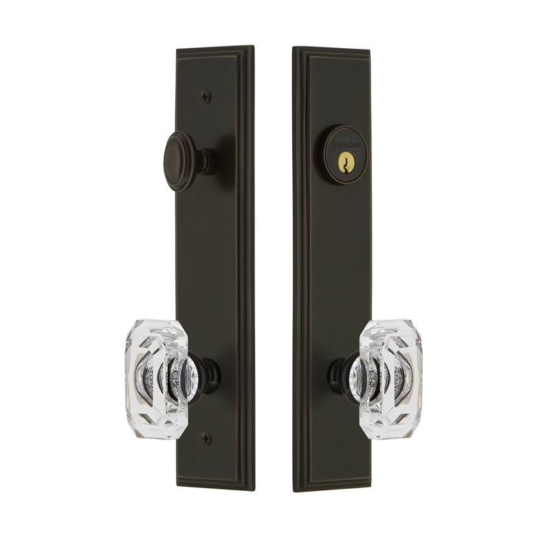 Ensemble d'entrée haut Carré, 2,375 po, Bronze intemporel