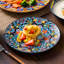 16 Pieces Stoneware Dishes Set for 4 