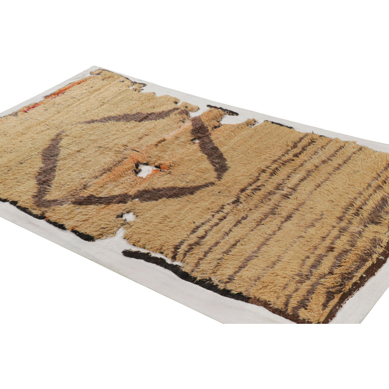 One-of-a-Kind 4'3”x7'6” Hand Knotted Area Rug