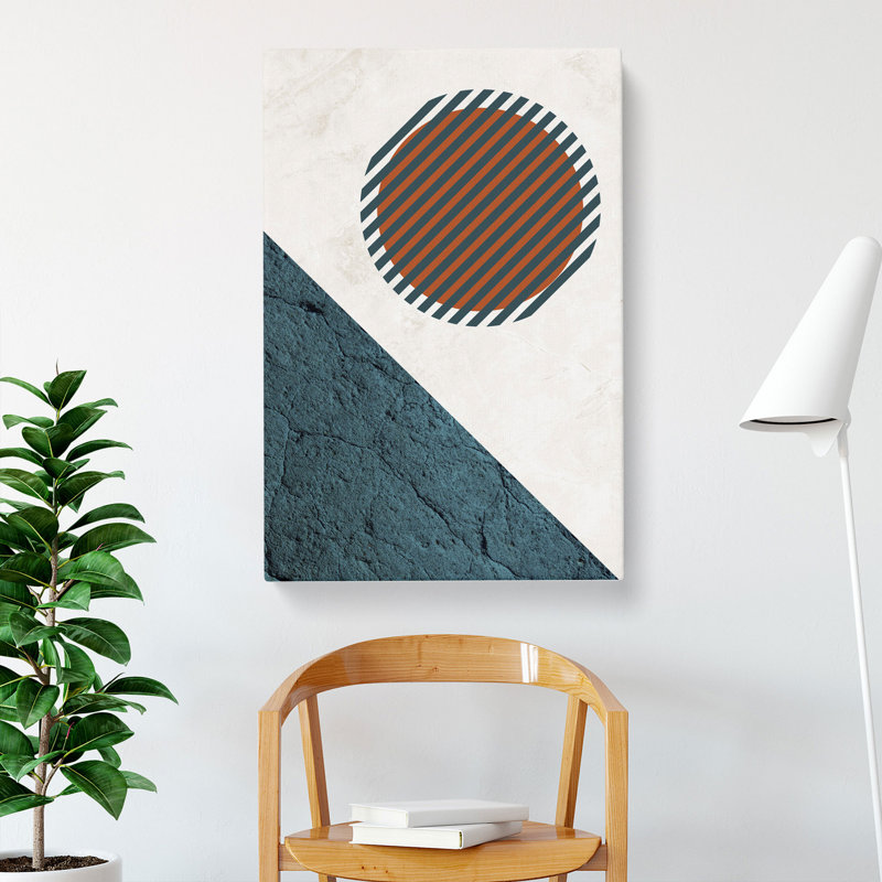 Composition 9 - Wrapped Canvas, 91cm H x 60cm W x 3cm D
