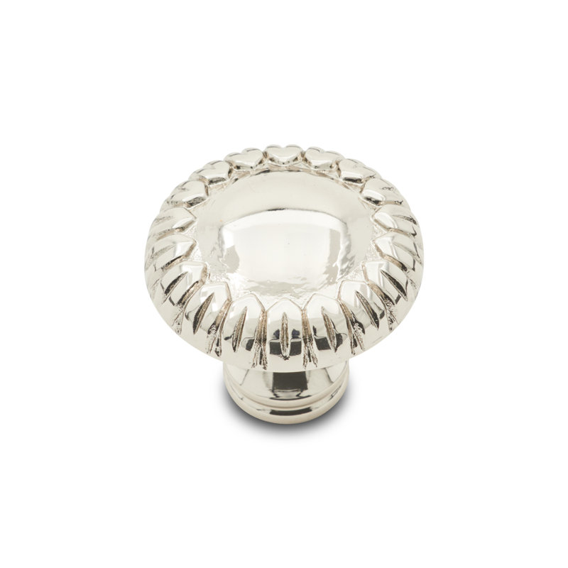 Poignée champignon avec pétales End CK Series, Nickel poli, Petit