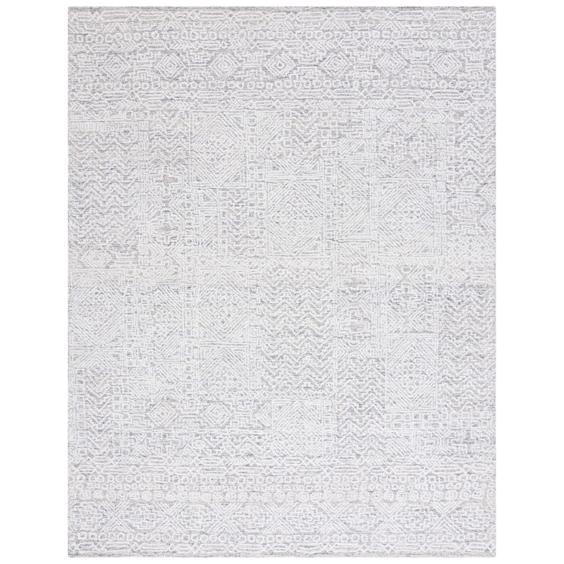 Innila Hand Tufted Performance Geometric Rug, Rectangle 8' x 10'