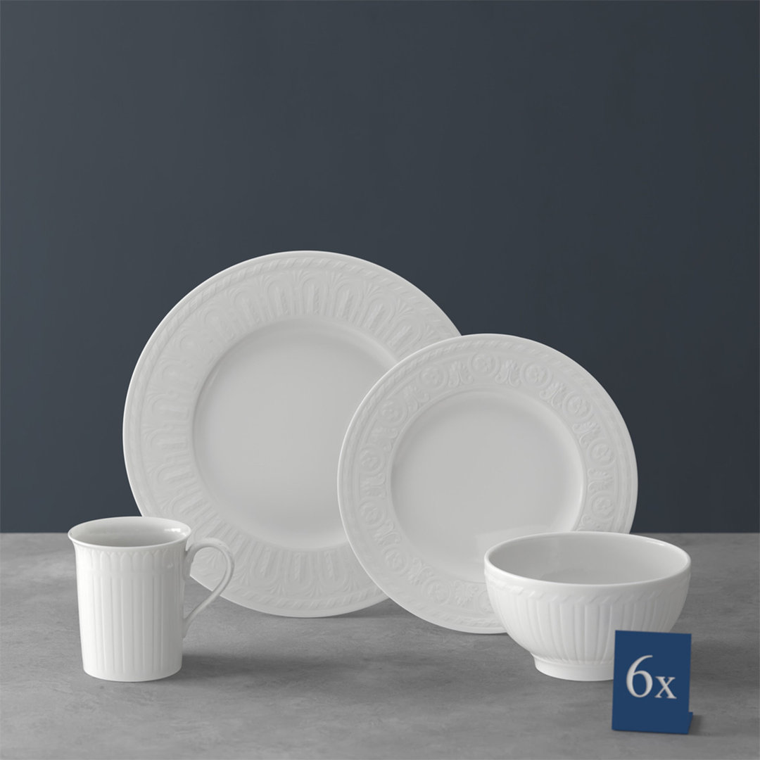 Villeroy & Boch Cellini 24 Piece Dinnerware Set, Service for 6 Villeroy & Boch