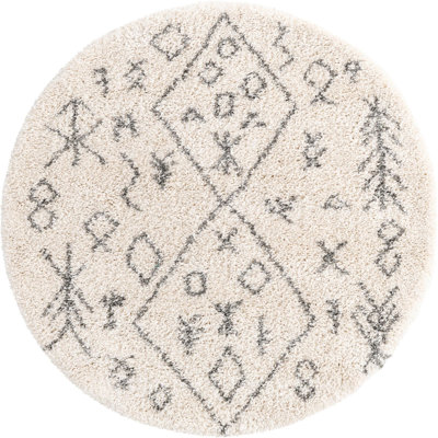 Paquette Geometric Shag Area Rug