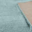 Natonia Shiny Shaggy Duckegg Blue Area Rug-1664843171