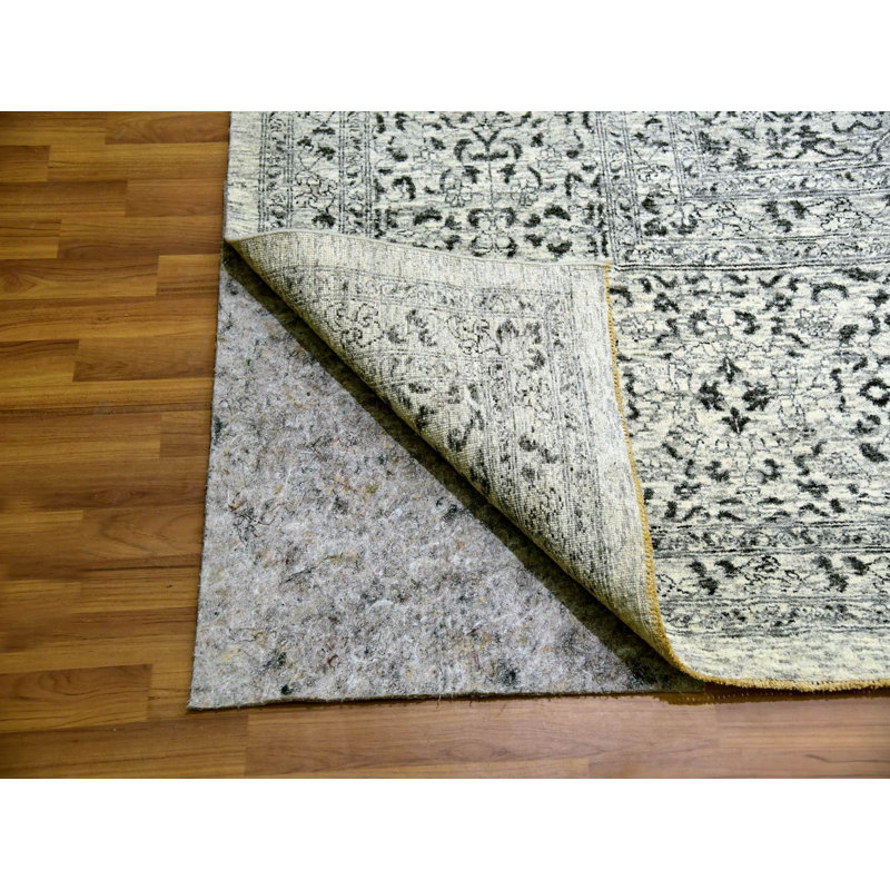 Tapis oriental rectangulaire en laine noué à la main 14 pi 1 po x 17 pi 9 po - MOA10279982