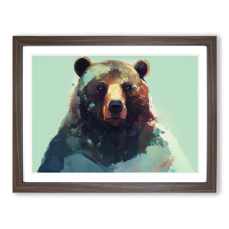 Bear Vol.5 - Framed Print, 46cm H x 64cm W x 2cm D