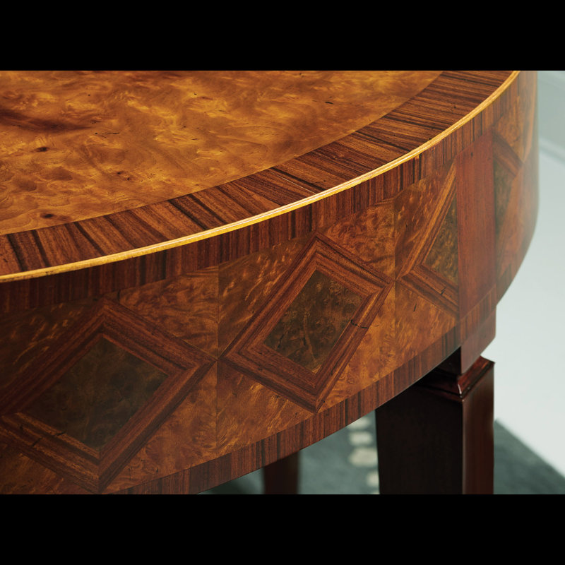 Marquetry 40'' W Console Table