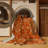 Machine Washable Tabriz Brown Area Rug-1895654517