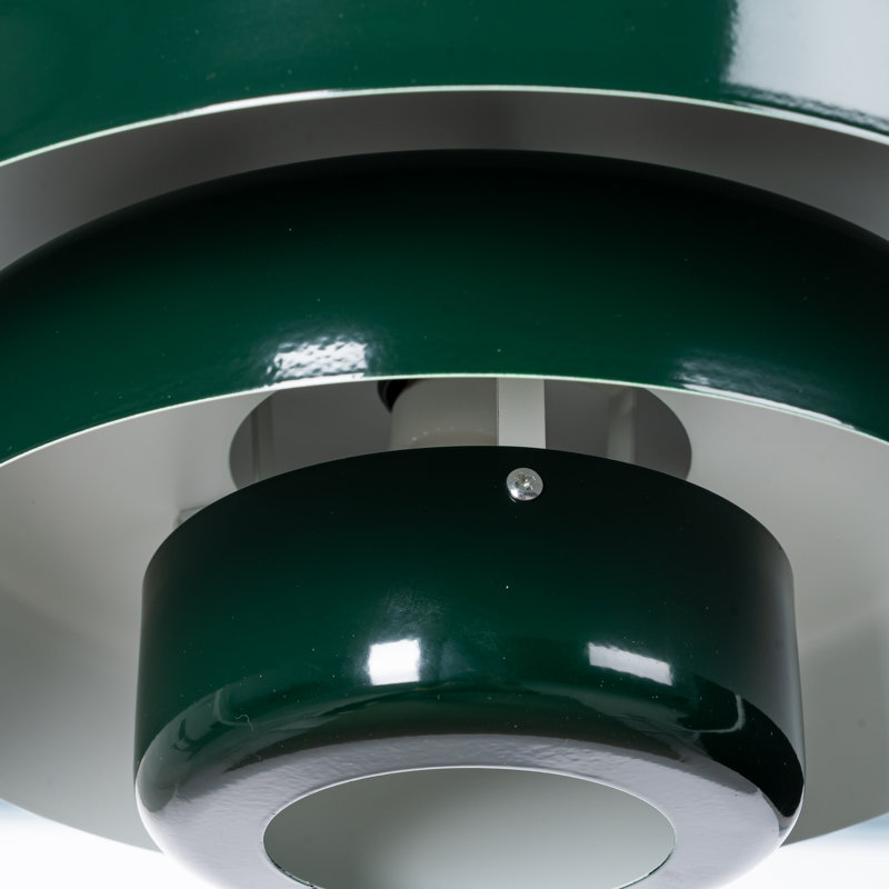 1 - Light Chrome Pendant, Green