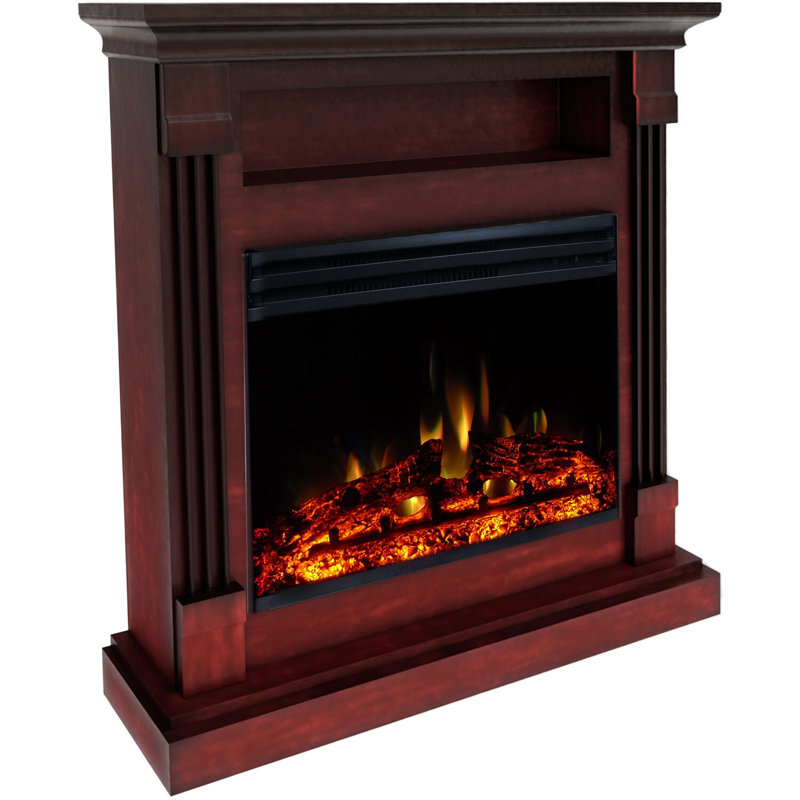 Sienna 33.900'' W Electric Fireplace with 5115 BTU, Cherry