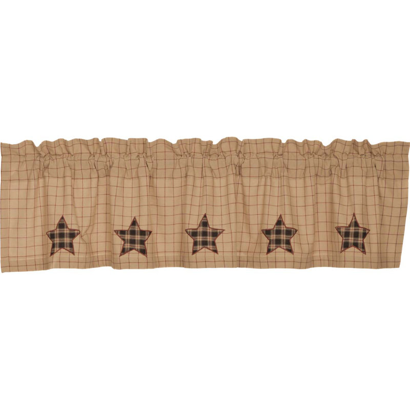 Alcantar Cotton Tailored Window Valance