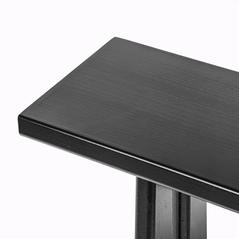 Console élégante avec silhouette géométrique, Noir, noir, noir, noir