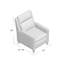 Pinehurst 31" Wide Genuine Leather Standard Recliner-50065049-49421685-49421679